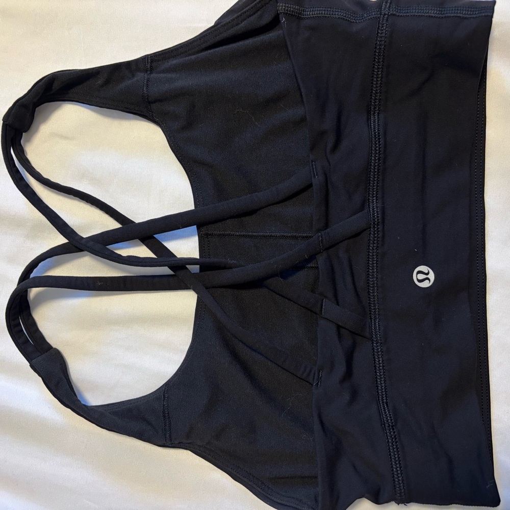 Lululemon long line energy size 6 black